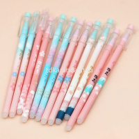 Ручка гелевая пиши-стирай "Сакура" 0,5мм синяя, ассорти BK2382 от магазина "Карандаш"