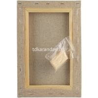 Холст на подрамнике 20х30см 280г/м2, 45% хлопок 55% лён, мелкое зерно 2473103-20х30 от магазина "Карандаш"