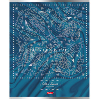 Тетрадь А5 48л клетка "Silk&Silver" на скобе 3D фольга матовая ламинация 5 дизайнов 48Т5лофВ1/048874 от магазина "Карандаш"