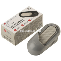 Точилка-наждак для графики 9,5х3,8см серая, с зажимом Сонет 94412379 от магазина "Карандаш"