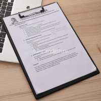 Планшет с зажимом А4 PVC черный E38153B от магазина "Карандаш"