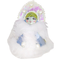 Ёлочное украшение "Снегурочка" h-11см в пластиковой упаковке КУ-26 от магазина "Карандаш"