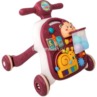 Каталка-ходунок 44х43см развивающая, пластик (свет,звук) B2303047 от магазина "Карандаш"
