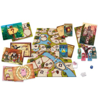 Игра настольная "Гравити Фолз. Спасти Пухлю" 21х21см (поле, 58 карточек, 5 фишек, кубик, подставки) от магазина "Карандаш"