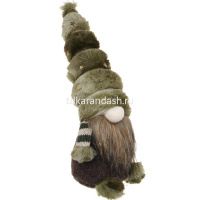 Сувенир "Гном" 30см текстиль, зеленый Y10053-24 от магазина "Карандаш"