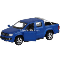 Машина "Volkswagen Amarok" синяя, инерционная, металл 17,5см (свет, звук, откр.двери) JB1251274 от магазина "Карандаш"