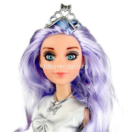 Русалка 32см с сумочкой, расческой и урашениями, розовая, пластик/текстиль LGM-H1-02-BB от магазина "Карандаш"