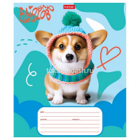 Тетрадь А5 12л клетка "Мы-пёсики!" на скобе 5 дизайнов 12Т5В1/089268 от магазина "Карандаш"