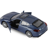 Машина "Porsche Panamera S" синяя, инерционная, металл 17,5см (свет, звук, откр.двери) JB1200190 от магазина "Карандаш"