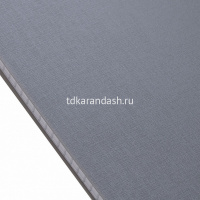 Блокнот А5 80л "Canvas. Серый" клетка, на спирали, пластиковая обложка 081523 от магазина "Карандаш"