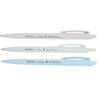 Ручка шариковая "SlimClick. Milky" 0,5мм синяя, автомат, ассорти 20-0316 от магазина "Карандаш"