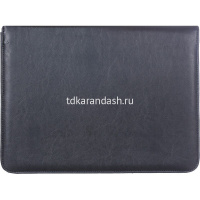 Папка на кнопке "Визит" 36х27х4см 1 отделение, искусственная кожа, черная 311 от магазина "Карандаш"