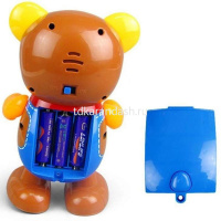 Музыкальная игрушка "Медведь" 19см пластик (свет, звук) 1858434/17168 от магазина "Карандаш"
