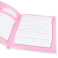 Анкета д/друзей А5 112л "Единорог в цветах" 7БЦ, глиттер, мелованная обложка 112-3698 от магазина "Карандаш"