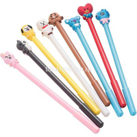 Ручка гелевая "Зверята" 0,5мм черная, ассорти ZB1213 от магазина "Карандаш"