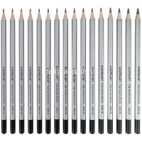 Набор карандашей чернографитных 16шт (8B-6H) картон 43800 от магазина "Карандаш"