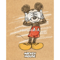 Тетрадь А5 48л клетка "Микки Маус" на скобе матовая ламинация 5 дизайнов 058473 от магазина "Карандаш"