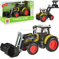 Трактор на батарейках, пластик 24х9х12см (свет, звук) WY901 от магазина "Карандаш"
