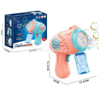 Мыльные пузыри - пистолет электрический, 10 отверстий 15х13см 2 цвета PQ2392 от магазина "Карандаш"