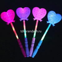 Волшебная палочка "Сердца" 35 см, светящаяся Y7331-18 от магазина "Карандаш"
