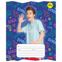 Тетрадь А5 18л линия "Влад А4" на скобе 5 дизайнов 072781 от магазина "Карандаш"