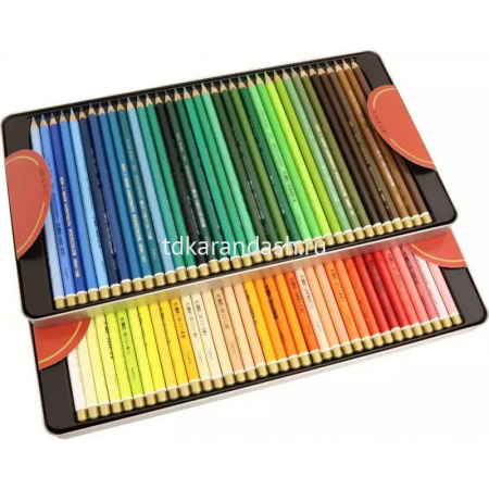 Карандаши 144 цвета "Polycolor" шестигранные дерево, металл 3828 от магазина "Карандаш"