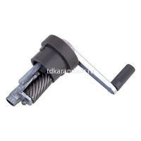 Точилка механическая 2 отв. 83х68х134мм + ручная металл, 2 цвета ER10234 от магазина "Карандаш"