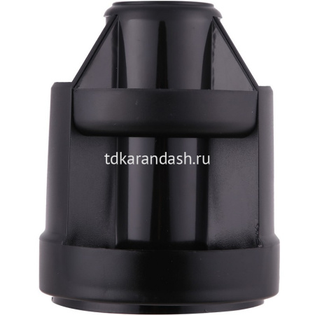 Набор настольный 11х11х17см 15 предметов, вращающийся, пластик, черный E38250A от магазина "Карандаш"