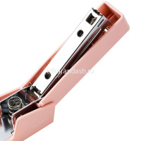 Степлер №24/6,26/6 20л "Nusign" глубина 45мм пластик персиковый NS084-RD от магазина "Карандаш"