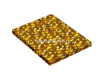 Бизнес-блокнот А5 120л "Золотой блеск" линия матовая ламинация, мелованный картон ТПОЛ51206017