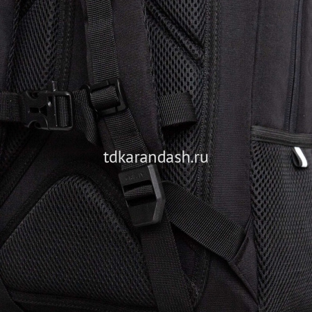 Рюкзак 26х39х19см, 700гр, 2 отделения, 3 кармана, черный/салатовый "Мяч" RB-656-3/2 от магазина "Карандаш"