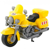 Мотоцикл "Харлей" гоночный, пластик 28х12х18см полицейский 8947 от магазина "Карандаш"