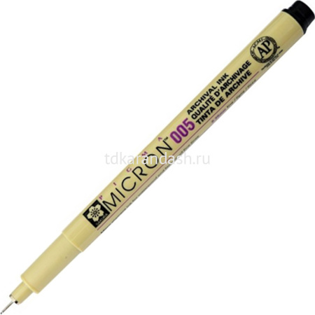 Ручка капиллярная "Pigma Micron" 0,2мм черная XSDK005#49