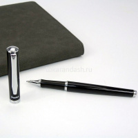 Ручка РЧ "Sterling" 0,7мм синяя, корпус черный/серебро, металл, в футляре K611A-LR7 от магазина "Карандаш"