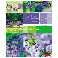 Тетрадь А5 96л клетка "Разноцветный мир" на скобе 96Т5В1/057372 от магазина "Карандаш"