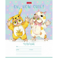 Тетрадь А5 12л линия "Кигуруми" на скобе 5 дизайнов 12Т5В2/074102 от магазина "Карандаш"