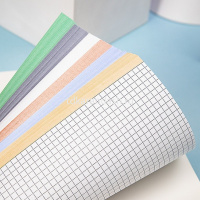 Тетрадь А5 96л клетка "Colorful line" на спирали, многоцветный срез, перфорация на отрыв 4 дизайна от магазина "Карандаш"