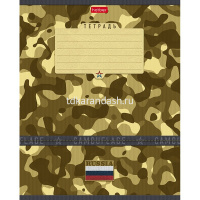 Тетрадь А5 18л клетка "Камуфляж" на скобе 5 дизайнов 18Т5В1/080097 от магазина "Карандаш"