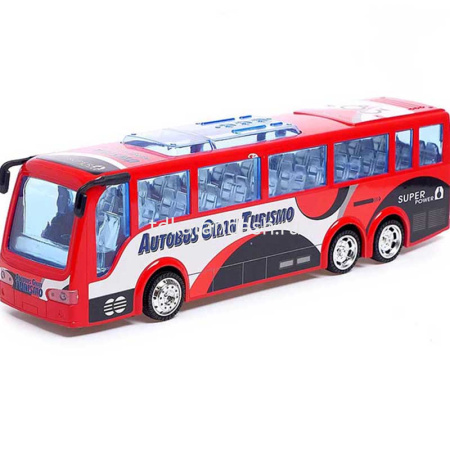 Автобус "City bus" инерционный, пластик 36,5х12х10см 1221363/768B