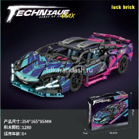 Конструктор "Гоночная машина" 1280 деталей 35х27х7см пластик 7604/LT375926 от магазина "Карандаш"