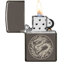 Зажигалка "Black Ice" 38x13x57мм латунь/сталь, черная 49718/61032 от магазина "Карандаш"