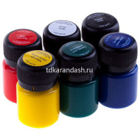 Краски акриловые 6 цветов 20мл глянцевые 2941024 от магазина "Карандаш"