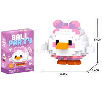 Конструктор 3D "Ball Party" количество деталей 186-218, 8х11х4см пластик, ассорти W2603/11315-24 от магазина "Карандаш"