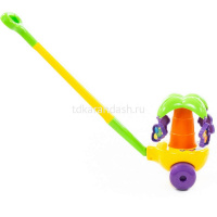 Картинка Каталка "Пальма" с ручкой 7918 от магазина "Карандаш" Каталка "Пальма" с ручкой 7918 от магазина "Карандаш"