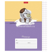 Тетрадь А5 12л крупная клетка "Зоозаврики" на скобе 5 дизайнов 12Т5В8/080074 от магазина "Карандаш"