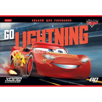 Альбом для рисования А4 20л "Тачки" на скобе 5 дизайнов 085133 от магазина "Карандаш"