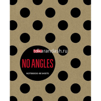 Тетрадь А5 48л клетка "Black dot" на скобе крафт 5 дизайнов 48Т5В1/075381 от магазина "Карандаш"