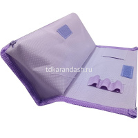 Пенал "Together" 20х10х7см прямоугольный, 2 отделения, 1 карман, текстиль, 3 цвета DB23285 от магазина "Карандаш"