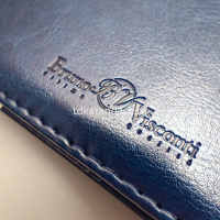 Ежедневник полудатированный А5 "Boss" 416стр., синий, серебряный срез, искусственная кожа 3-404/269 от магазина "Карандаш"