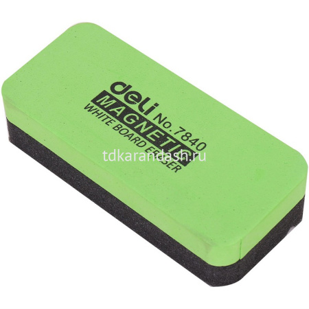 Губка стирательная для магнитно-маркерной доски, с магнитом, цвет ассорти E7840 от магазина "Карандаш"